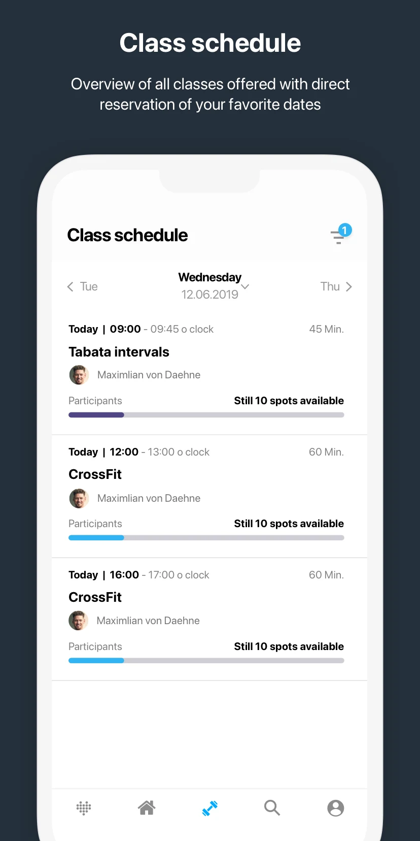 MySports screenshot